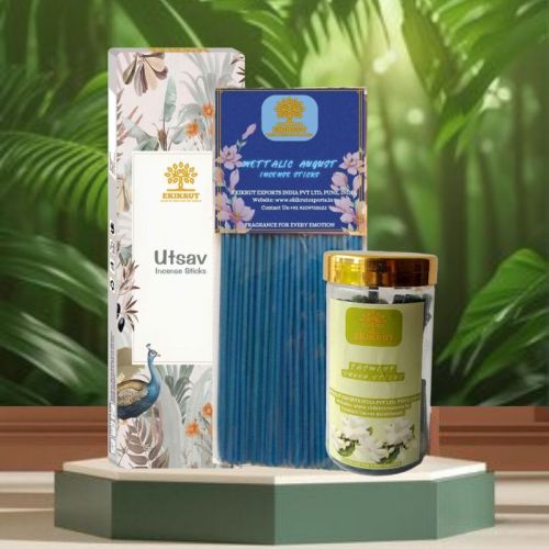 Utsav Mettalic August Incense Sticks and Jasmine Dhoop Sticks