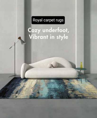 Printed Handmade Woolen Carpets For Home