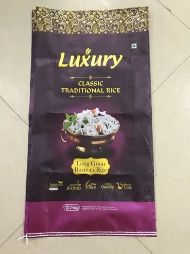 Multi Color BOPP Rice Bags, Size : 19x28 Inch