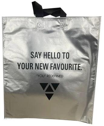 Multicolor Recyclable Loop Handle Non Woven Bags, For Shopping, Size : Standard