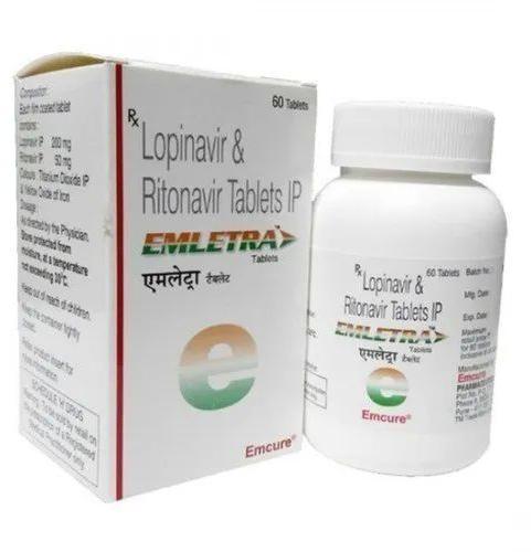 Emletra Tablets, For Used To Treat HIV Infection, Packaging Type : Plastic Bottle