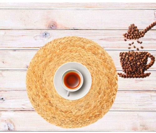 Jute Round Tea Coaster Set Of 6