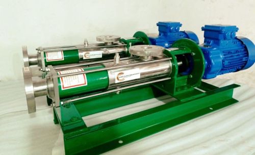 Carbon Steel Eccentric Screw Pump, For Fluids With High Viscosity, Pulp Etc, Slurry