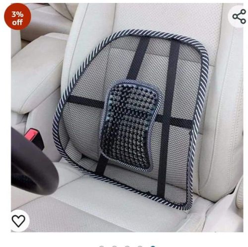 Black Car Seat Back Rest