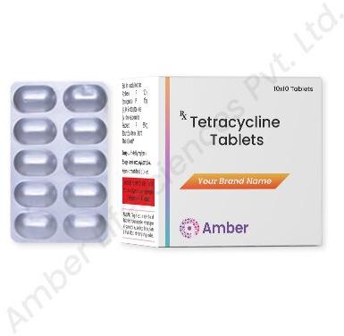 Tablets Tetracycline Hydrochloride, For Clinical, Hospital, Packaging Size : 10X10 Pack