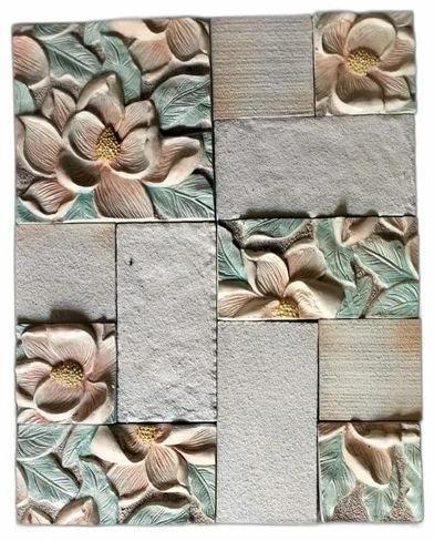 Multicolor Matte Finish Concrete Wall Tile, For Exterior