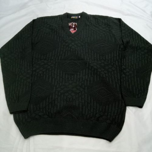 Black Wool Mens Sweater, Size : XL, XXL