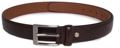 Kara Men Formal Leather Belt, Buckle Material : Satin Nickle