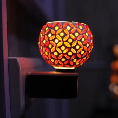 Multicolor Printed Ceramic Table Lamp, For Decoration, Technics : Machine Made