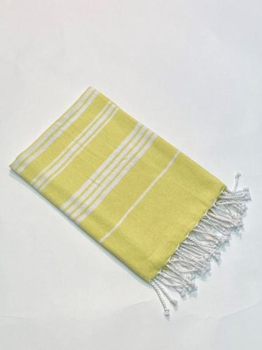 Fouta Cotton Bath Towel With Fringes, Size : 30'x60'