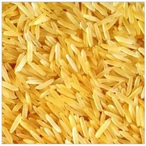 Natural Hard Golden Traditional Basmati Rice, For Human Consumption, Speciality : High In Protein