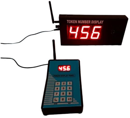 2.5 Inch 3 Digits High Range Wireless Token Display System