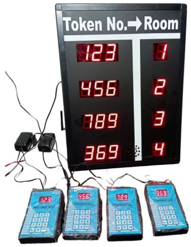 4 Counter Display Synchronised Token Dispenser System