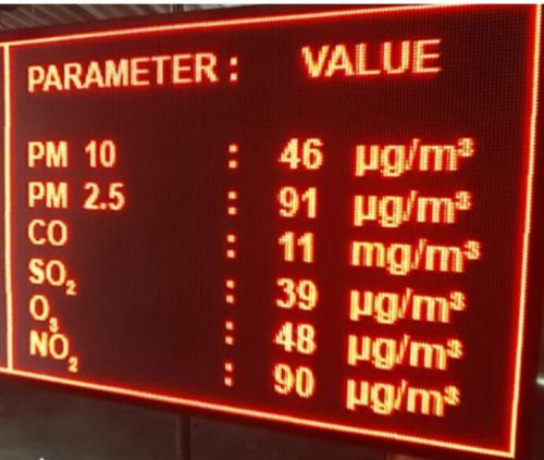 PCD 20x30 Pollution Control LED Display Board