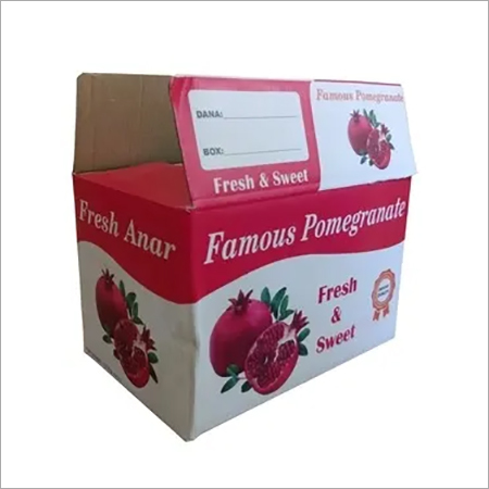 Kraft Paper Pomegranate Packaging Box, Size : All Sizes
