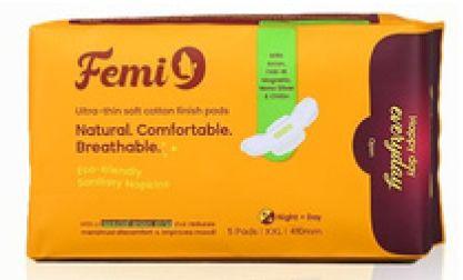 White Winged Femi 9 XXL Sanitary Napkins, Style : Disposable