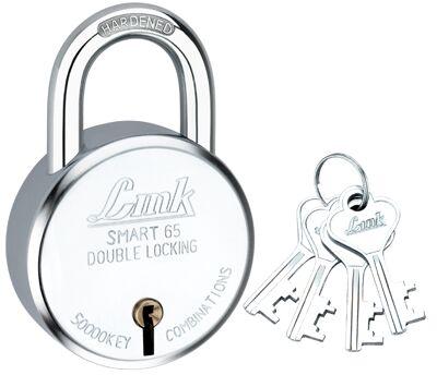 Link 65mm Round Pad Lock For Almirah, Door