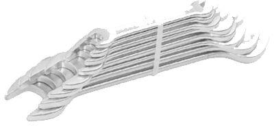 Double Open Spanner 8 PCS SET For Plumbing