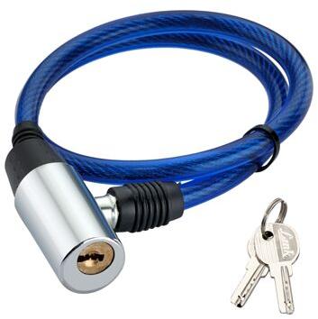 Link Power Coated Cycle Lock, Opening Style : Key