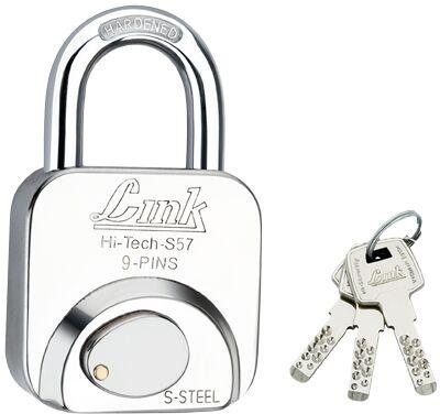 Link Hi-Tech Square 57mm Pad Lock For Almirah, Door, Drawer