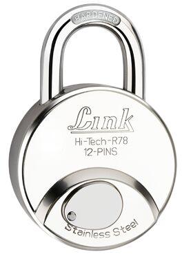 Link Hi-Tech Square 78mm Pad Lock For Almirah, Door, Drawer