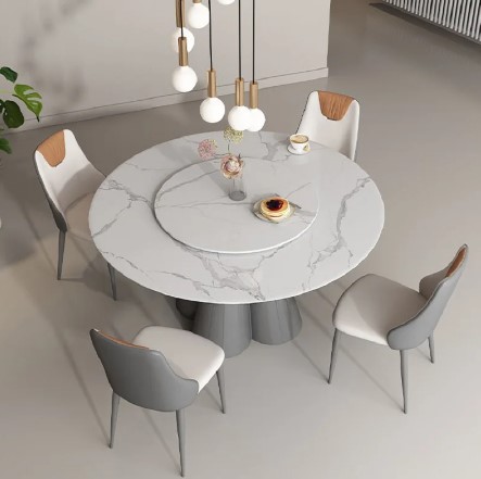 Multiweight Plain Circular Dinning Table, For Restaurant, Hotel, Home, Garden, Cafe, Feature : Waterproof