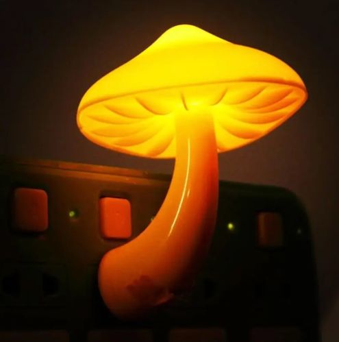 Mushroom Night Lights: Yellow Bug-Free Glow, Feature : Suitable For Indoor Or Outdoor, Stable Performance