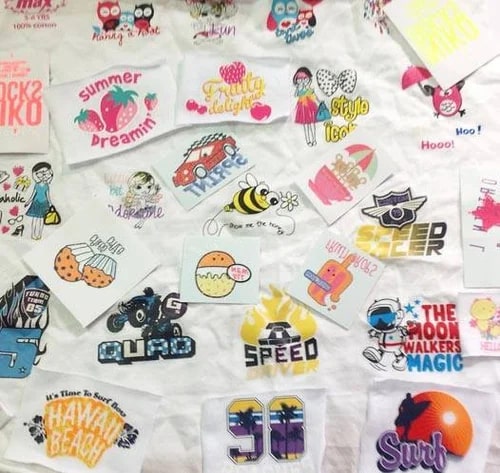 Try Wolf Paper Printed Digital Heat Transfer Stickers, Shape : Rectangular, Round, Square