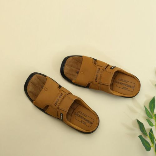 Red Chief RC0216 Mens Rust Slippers, Size : 6-10