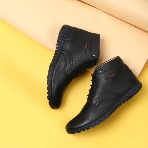 RC3508 Mens Black Casual Shoes, Size : 6-10