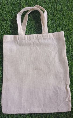 Natural Plain Cotton Bags, Color : White