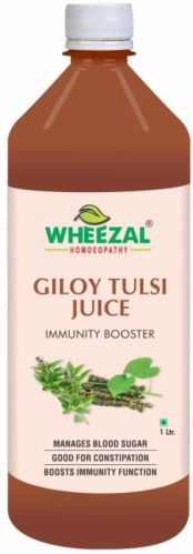 Wheezal Giloy Tulsi Juice, Packaging Type : Plastic Bottle