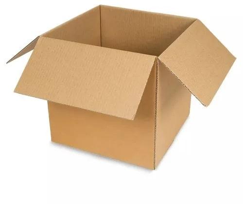 Rectangle 5 Ply Brown Corrugated Box, For Packaging