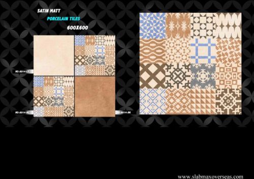 MS-8014 Moroccan Series Satin Matt Porcelain Tiles