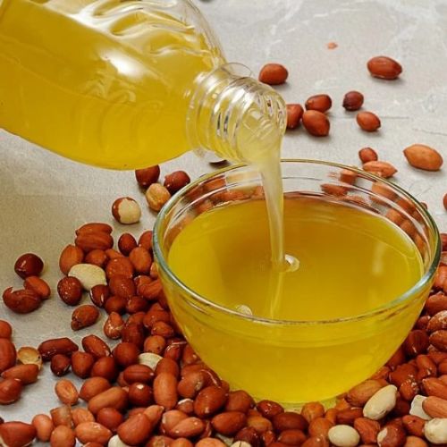 Light Yellow Natural Ground Nut Oil, For Cooking, Cosmetic, Form : Liquid
