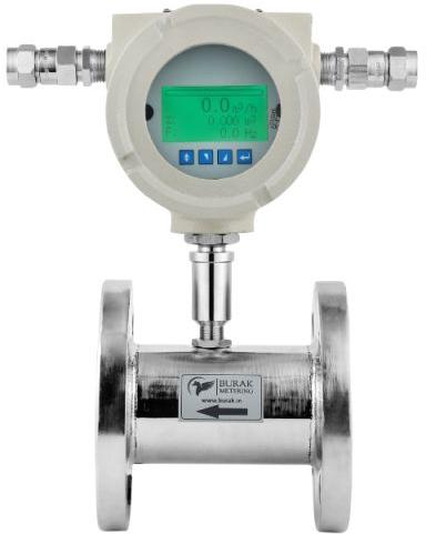 Burak Metering Stainless Steel Turbine Flow Meter, For Industrial, Model Number : Br-4000-g