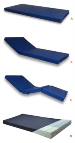 Cinthetic Leather Silica Plain Dyed Hospital Bed Mattress, Feature : Anti Shrink, Easy To Clean