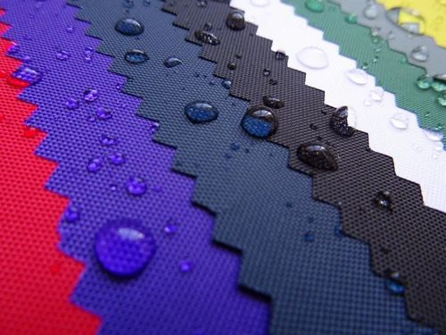 Multi Colour Plain Polyester Waterproof Fabric, For Garments