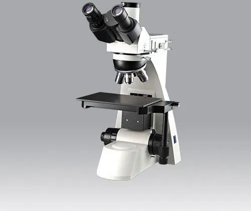 Black White DMI Prime Upright Trinocular Metallurgical Microscope