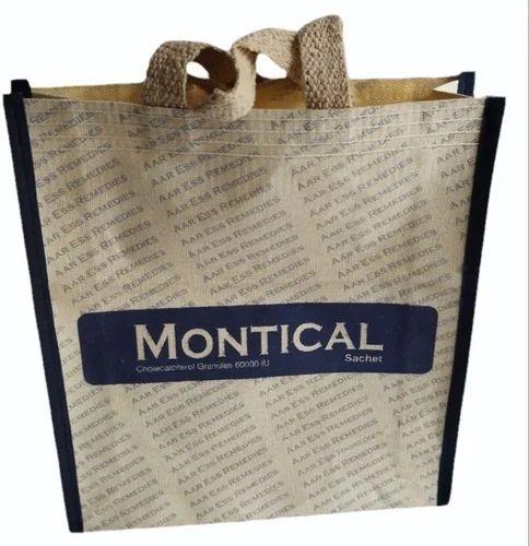 Light Brown (Base) Printed Promotional Canvas Medical Bag, Capacity : 5 Kg