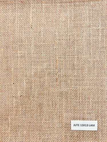 Brown Plain MIRAAL13 Jute Hessian Fabric, For Textile Industy, Technics : Machine Made