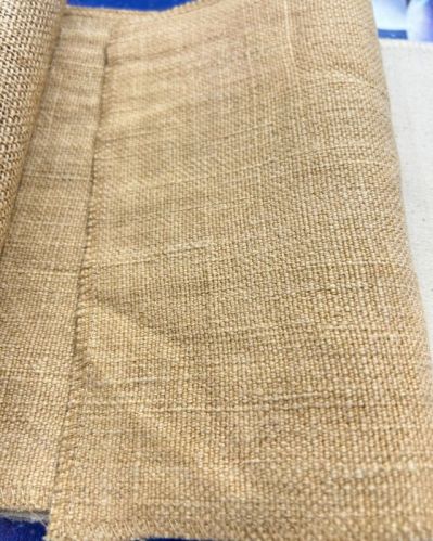 Brown Plain DW Jute Fabric, For Textile Industy, Technics : Machine Made