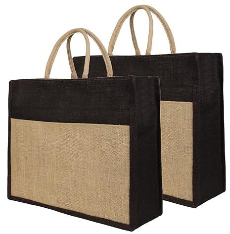 Loop Handle Jute Shopping Bags, Capacity : 5kg