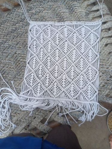 Cotton Macrame Table Placemat, Size : Standard