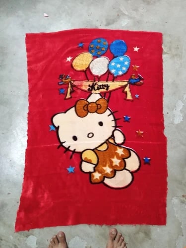 Printed Baby Fleece Blanket, Size : Standard