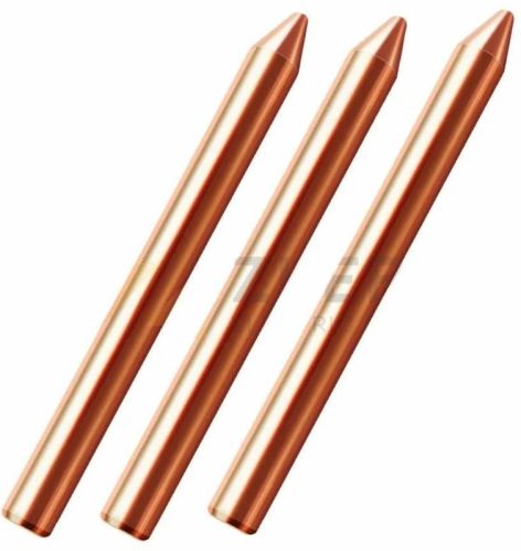 Golden Round Polished Copper Bonded Rods, For Industrial, Feature : Fine Finishing