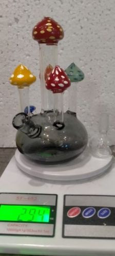 Transparent 8 Inch Smoking Glass Bongs