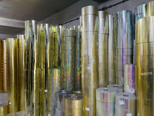 GOKUL Glass Plain SEQUINS ROLL 5 INCH, Technics : Machine Made