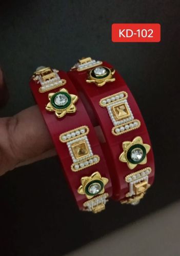 No. 102 Fancy Plastic Bangles, Size : Standard