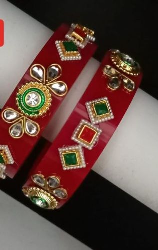 No. 82 Fancy Plastic Bangles, Size : Standard